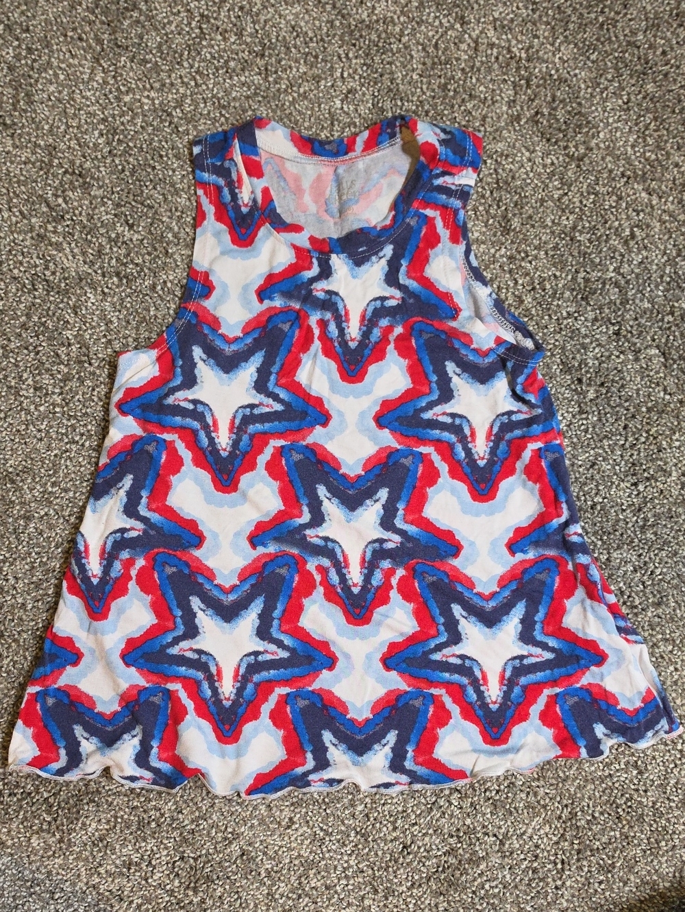 Falls Creek Red, White & Blue Star Tank Top